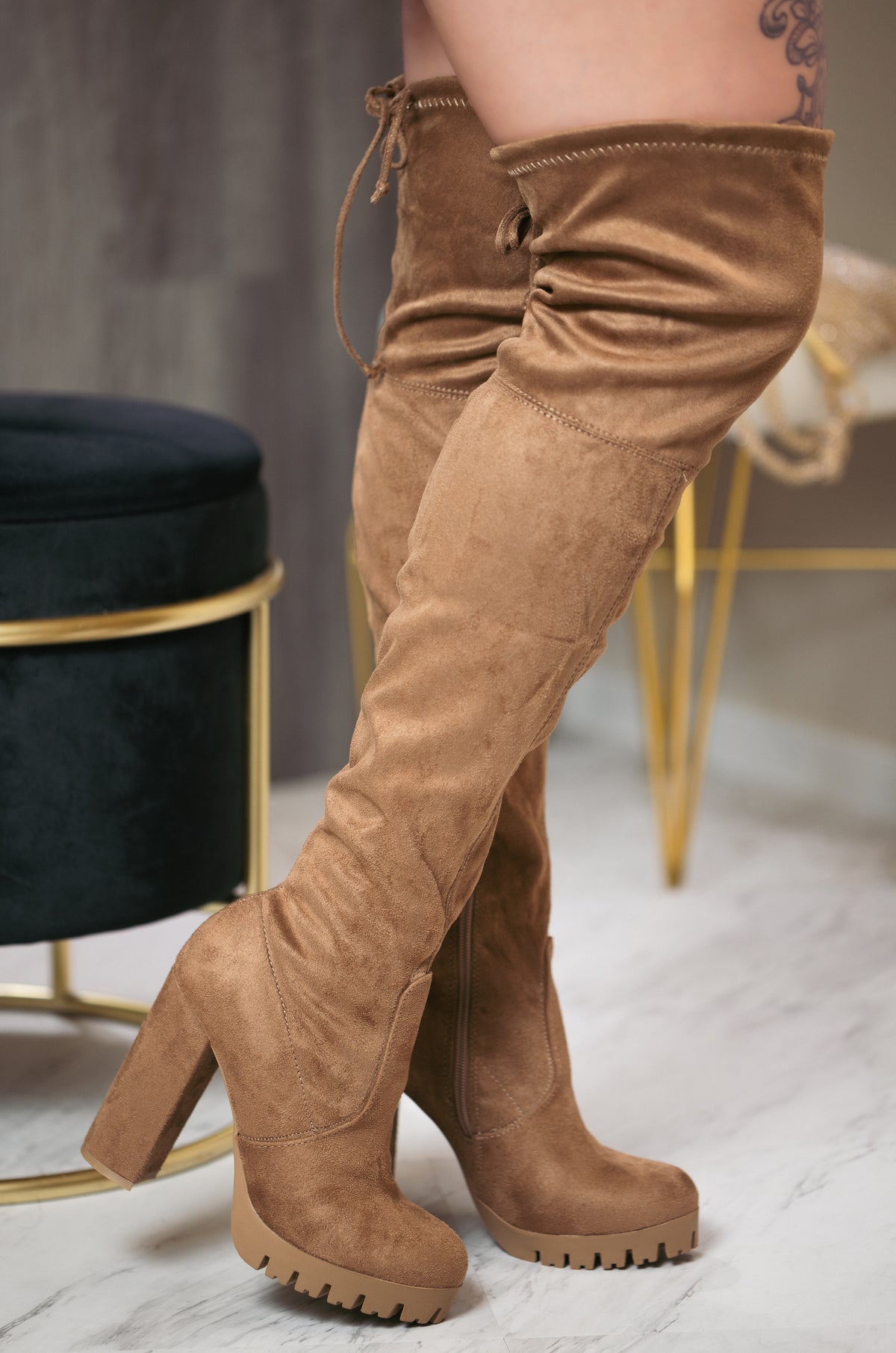 Knee High Boots Tie Tie Thigh High Boots Over The Knee Boots Tie