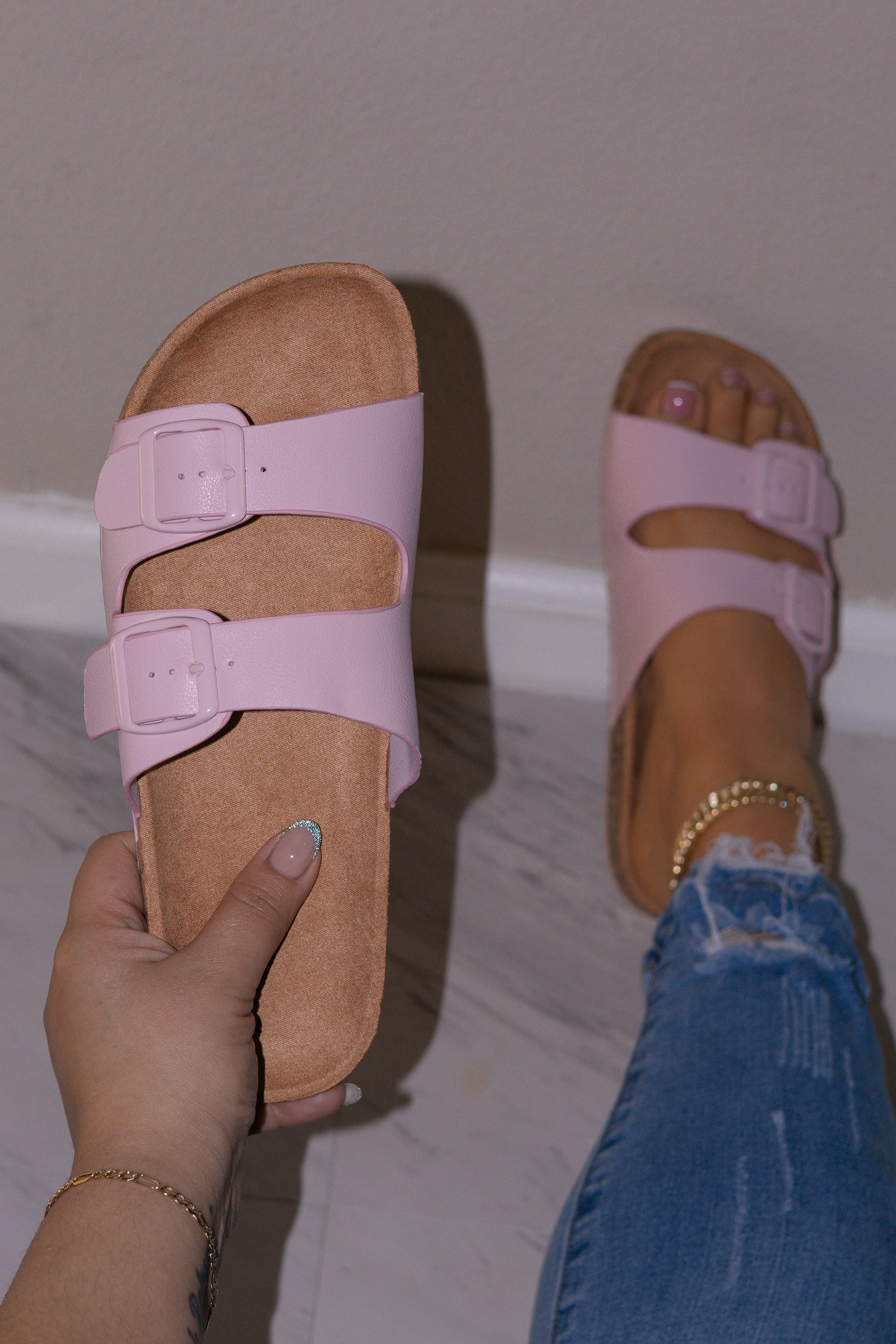 Cute slip on sandals discount