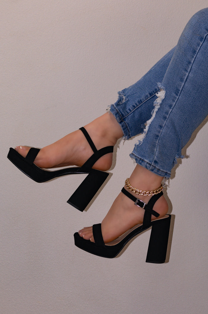 Timeless - Wide Friendly Ankle Strap High Heels