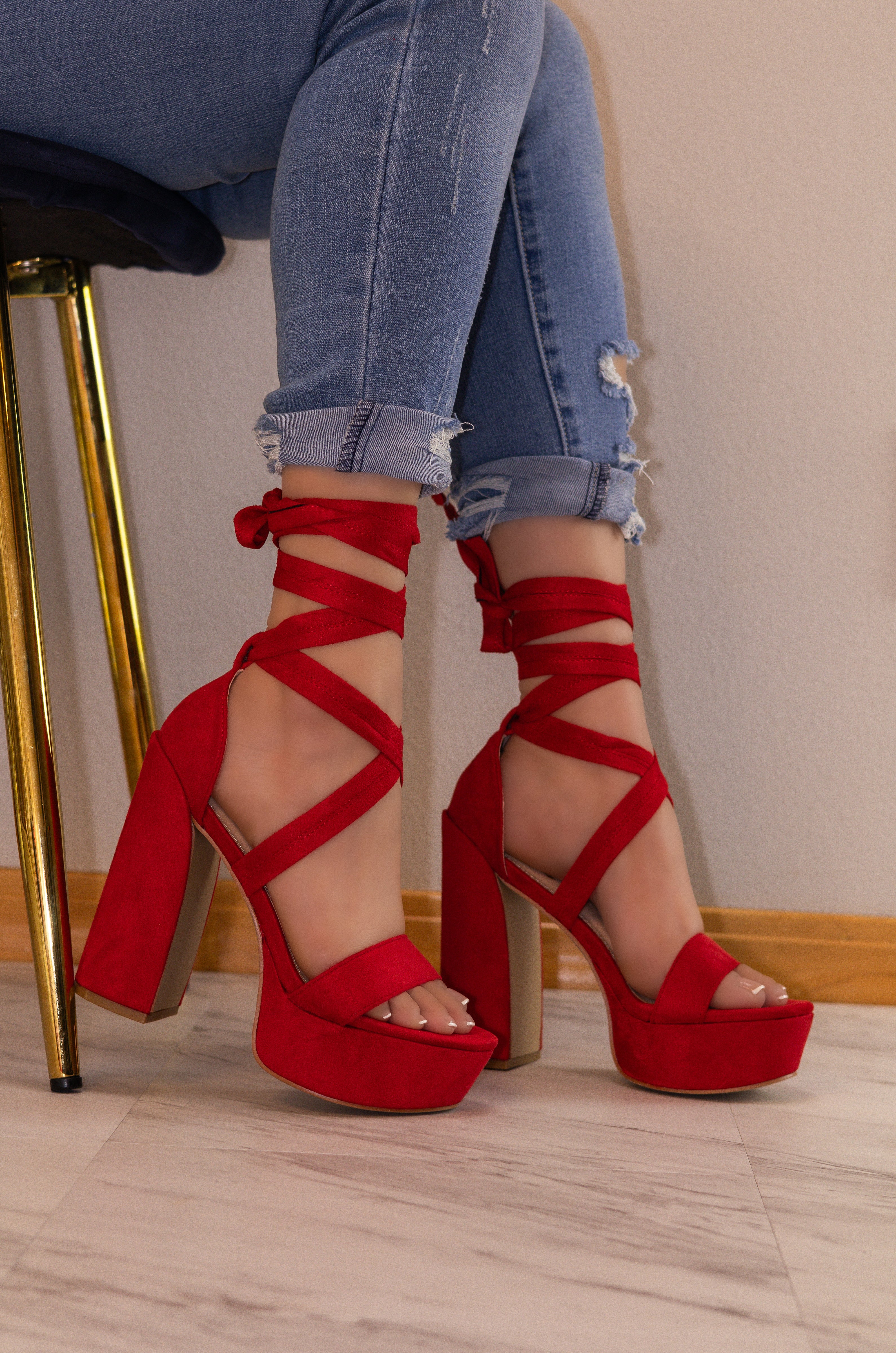 Online block heels best sale