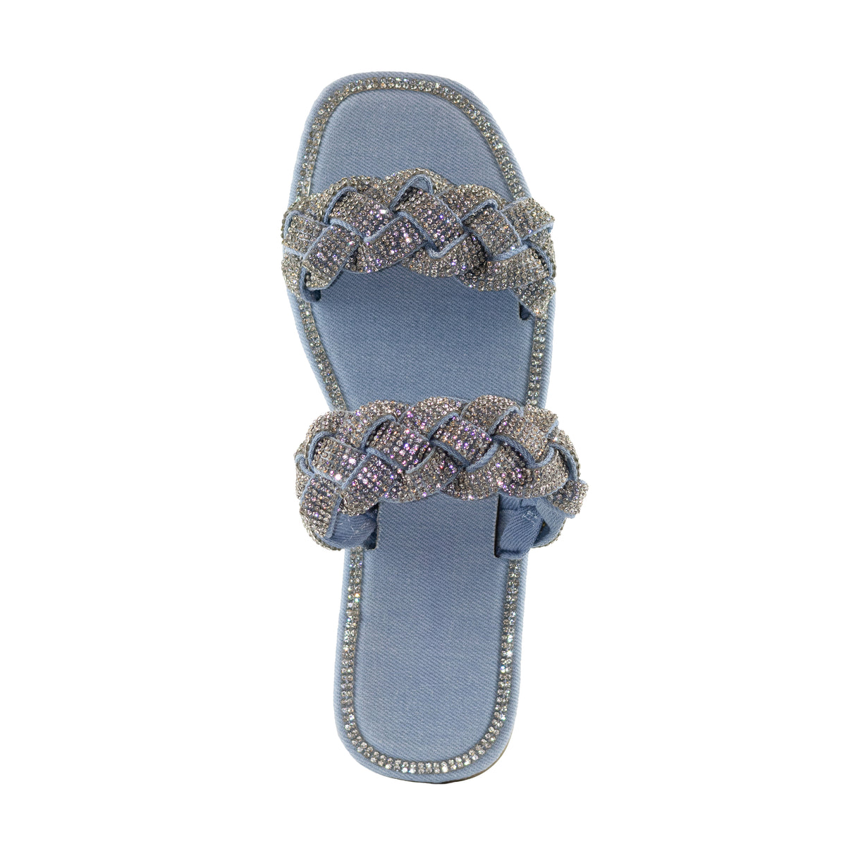 Maddy - Double Embellished Strap Sandals