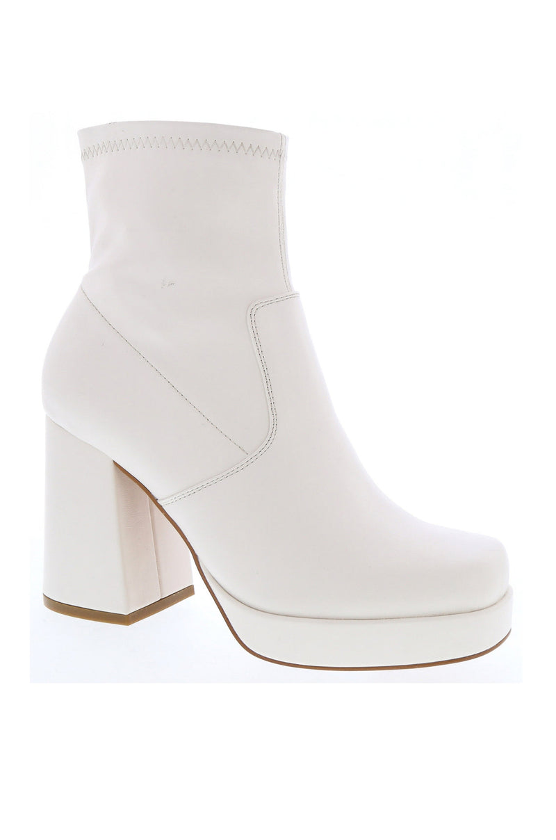 Thalia - Mid Heel Ankle Boots For Women