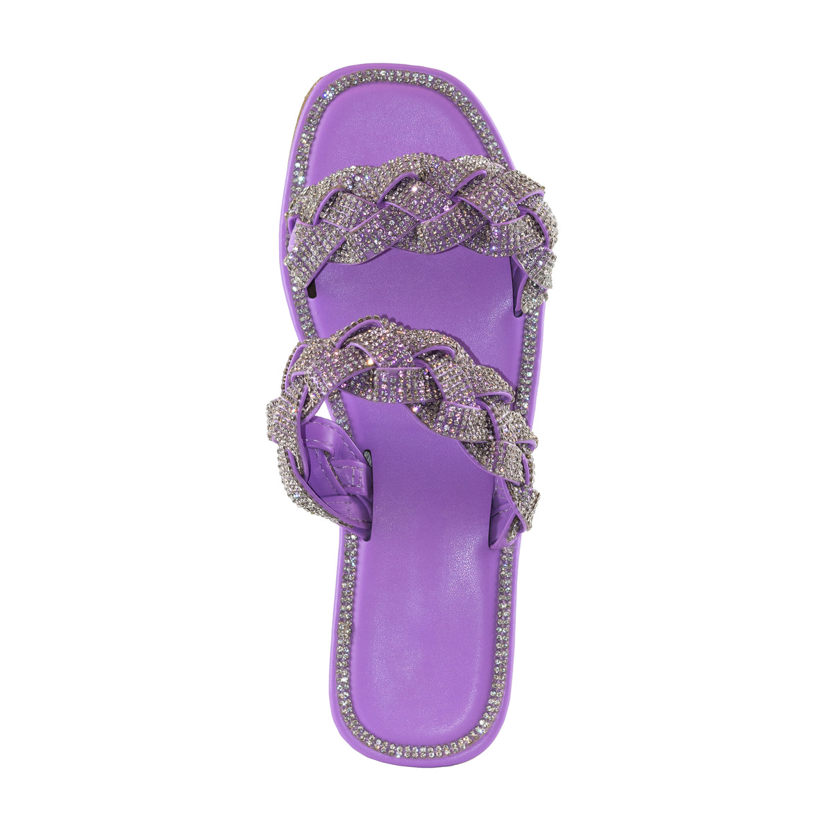 Maddy - Double Embellished Strap Sandals