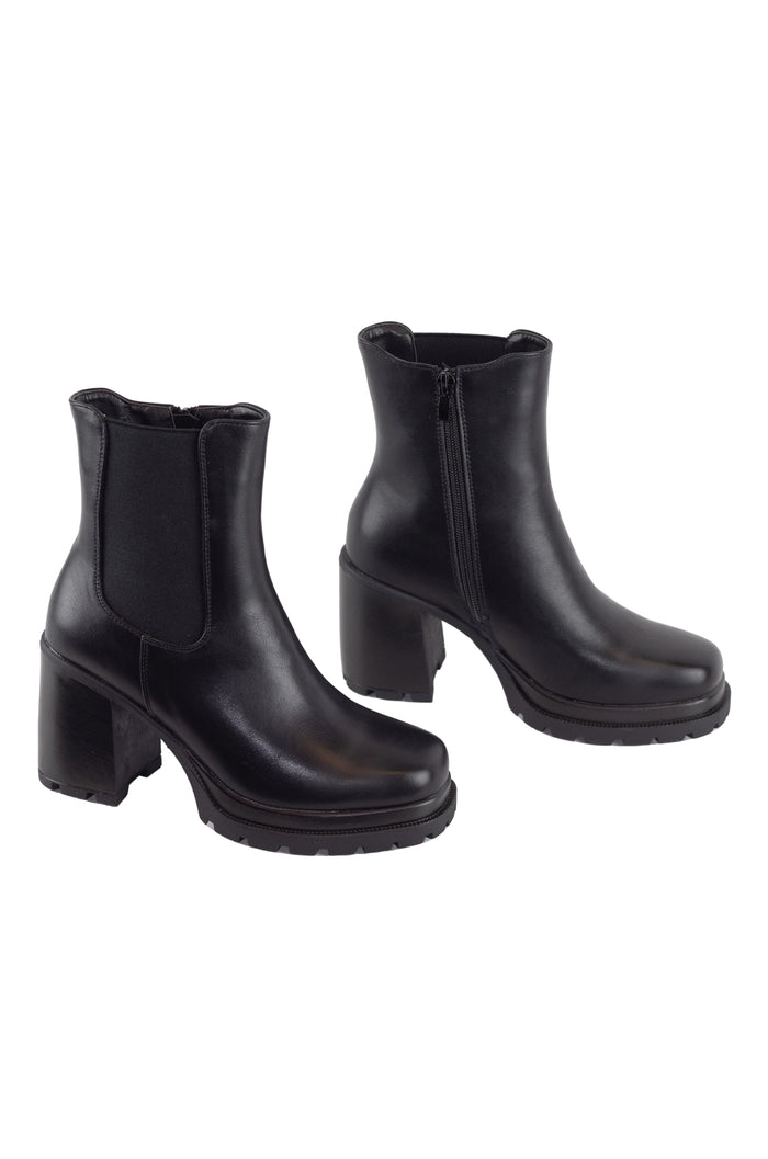 Angel - Mid Heel Ankle Boots For Women