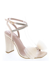 Agatha - Embellished Ankle Strap Heels