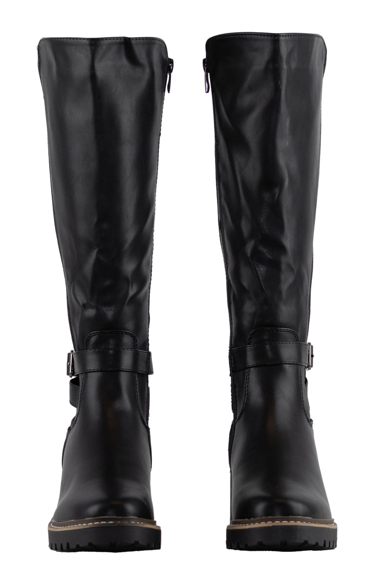 Soldier - Chunky Heel Knee High Boots for Women