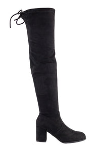 Victim - Over The Knee Mid Heel Boots