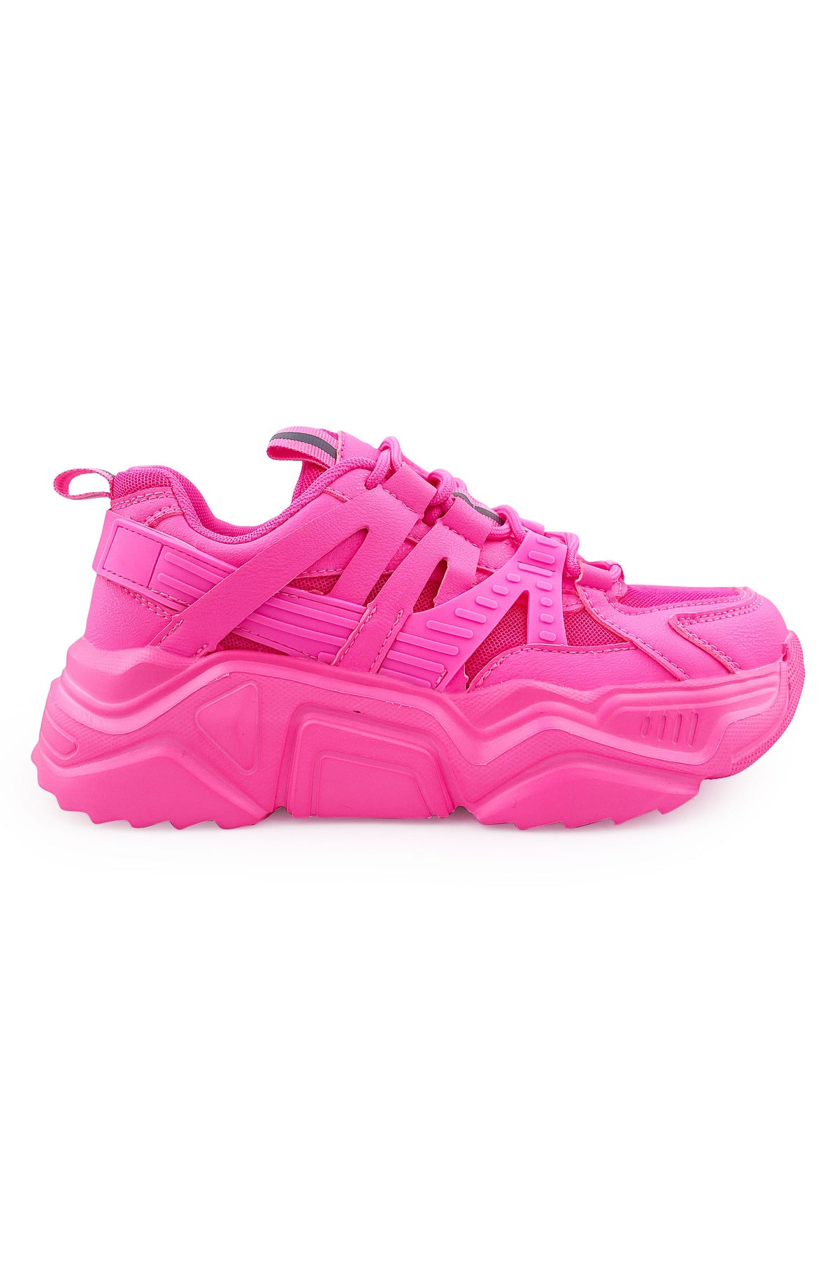 Briella - Wide Friendly Chunky Lace Up Sneakers