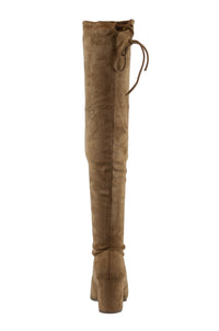 Victim - Over The Knee Mid Heel Boots