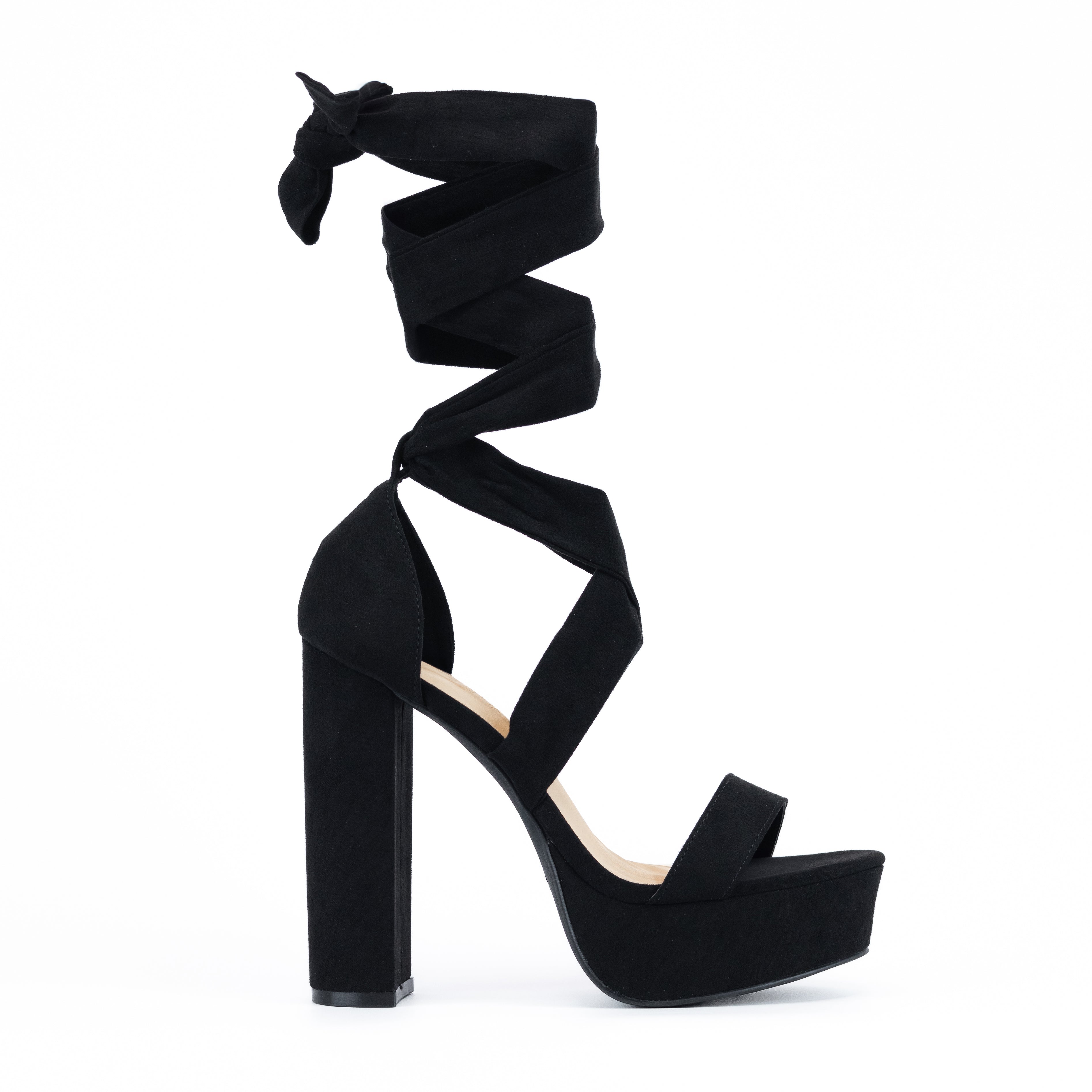 Sale black and white chunky heels Outlet Black Friday
