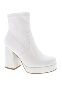 Thalia - Mid Heel Ankle Boots For Women