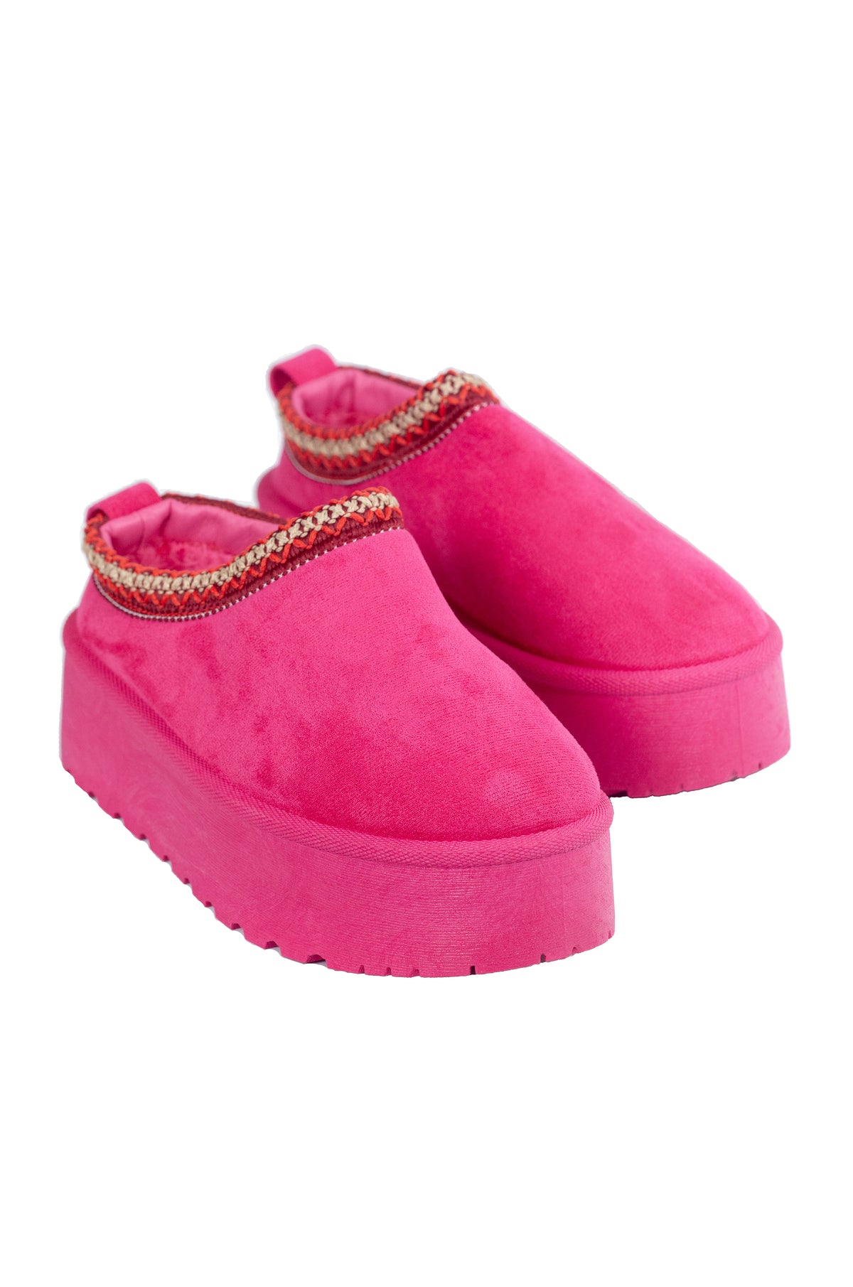 Moon - Flat Slip On Platform Winter Booties