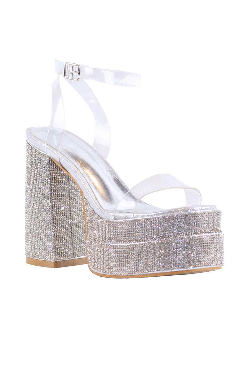 Sparkle - Block Platform Heels