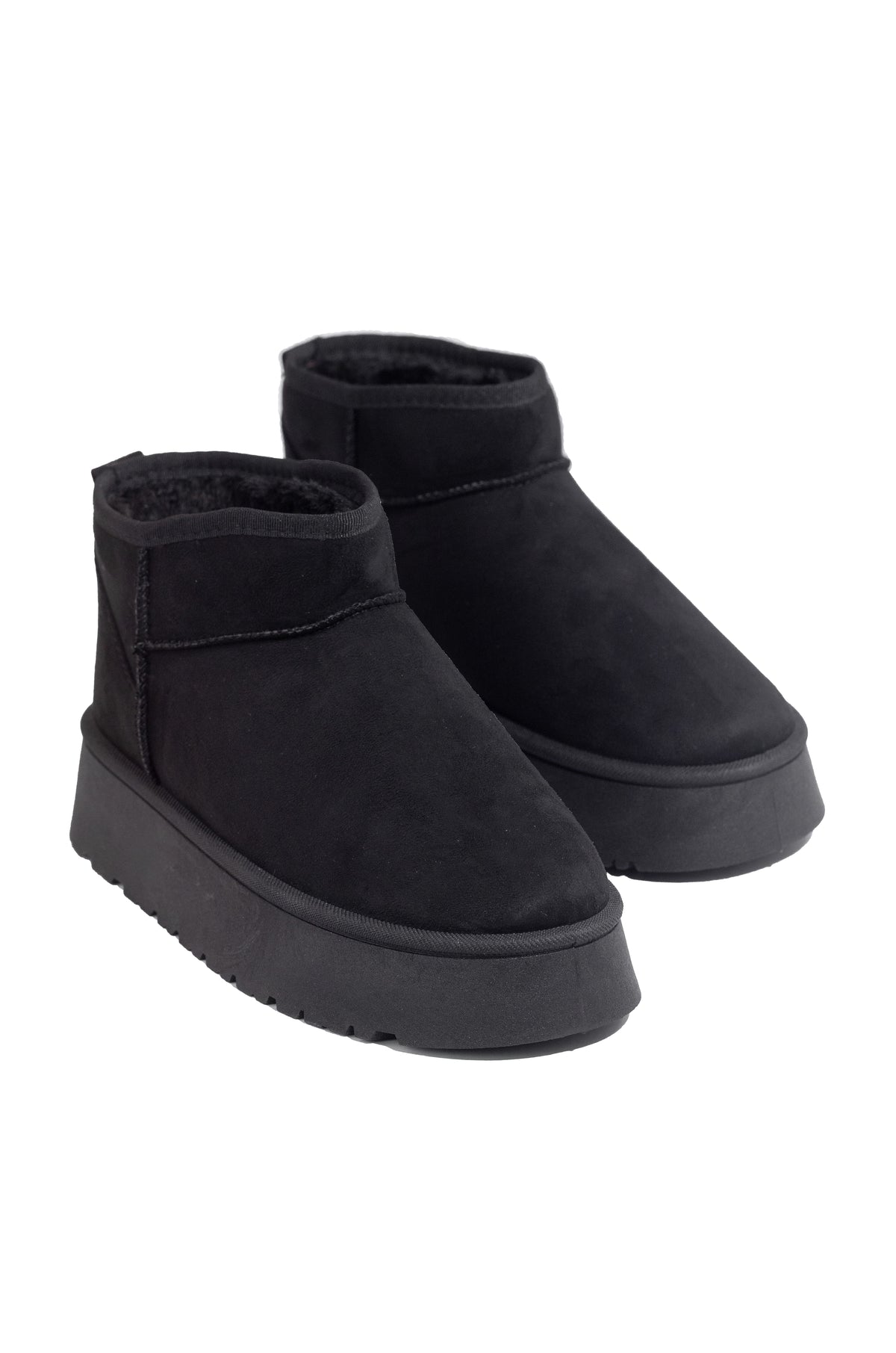 Oaklee - Flat Slip On Platform Winter Booties