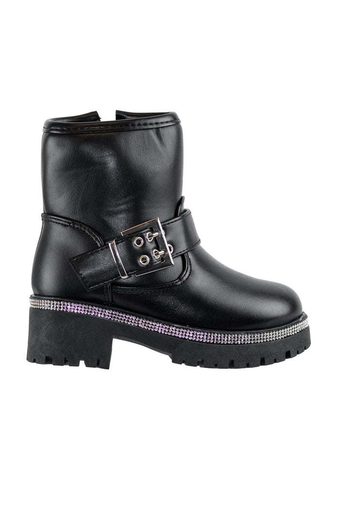 Rockstar - Girls' Rhinestones Embellished Boots