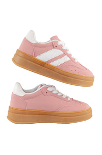 Dulce - Girls' Fashionable Casual Lace-Up Sneakers