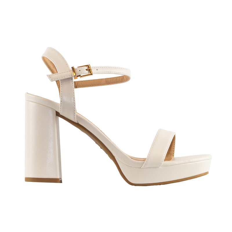 High Heels White Platform Sandals Wide Fit Timeless Wide Fit Ankle