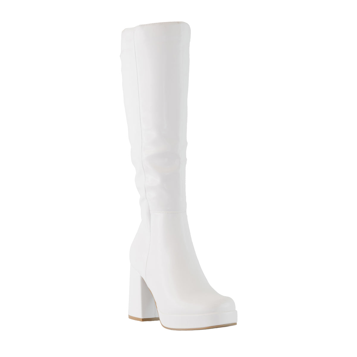 Venom - Block Heel Knee High Platform Boots