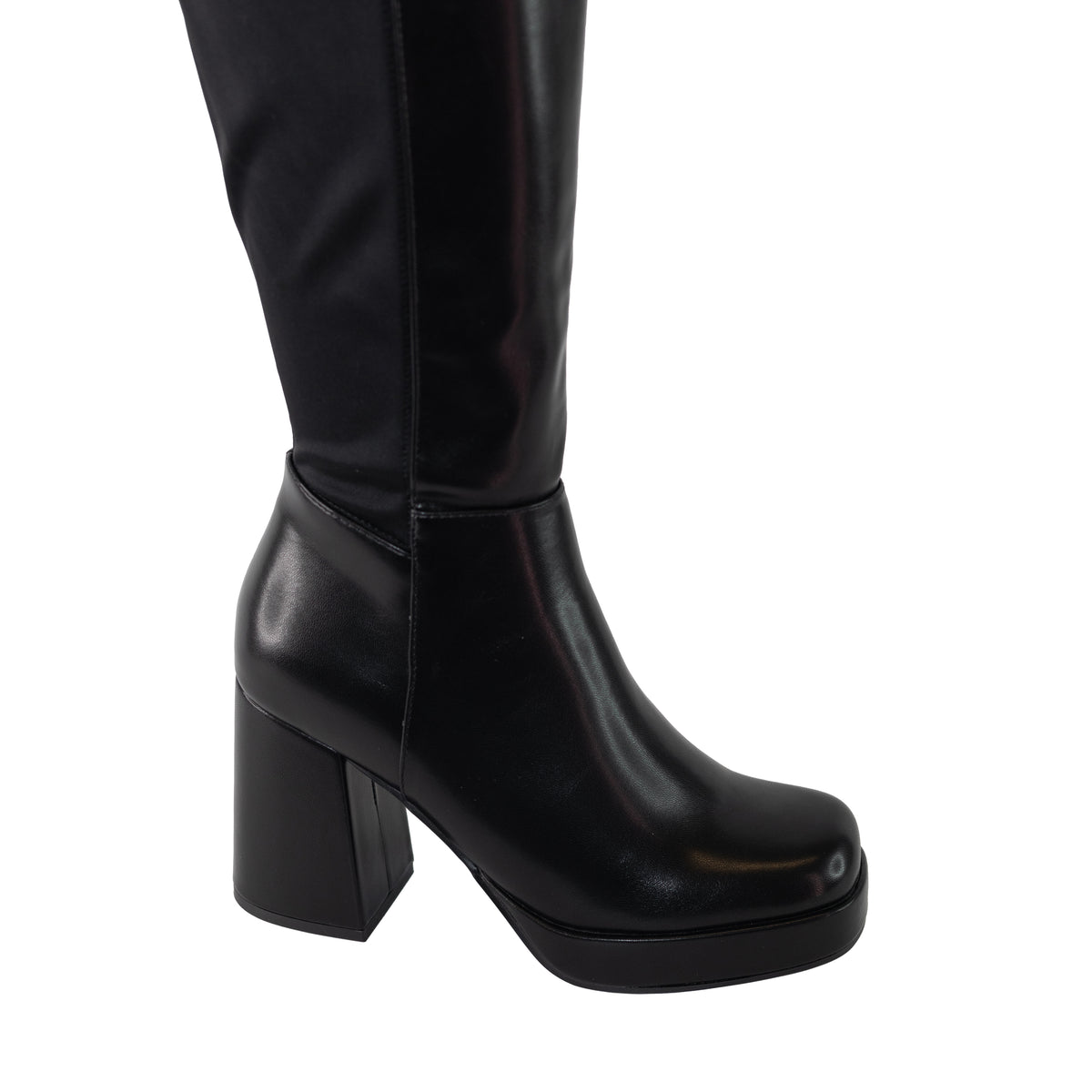 Aurora - Wide Calf  Knee High Platform Boots