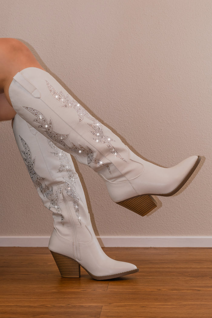 Outlaw - Embellished Western Cowgirl Boots