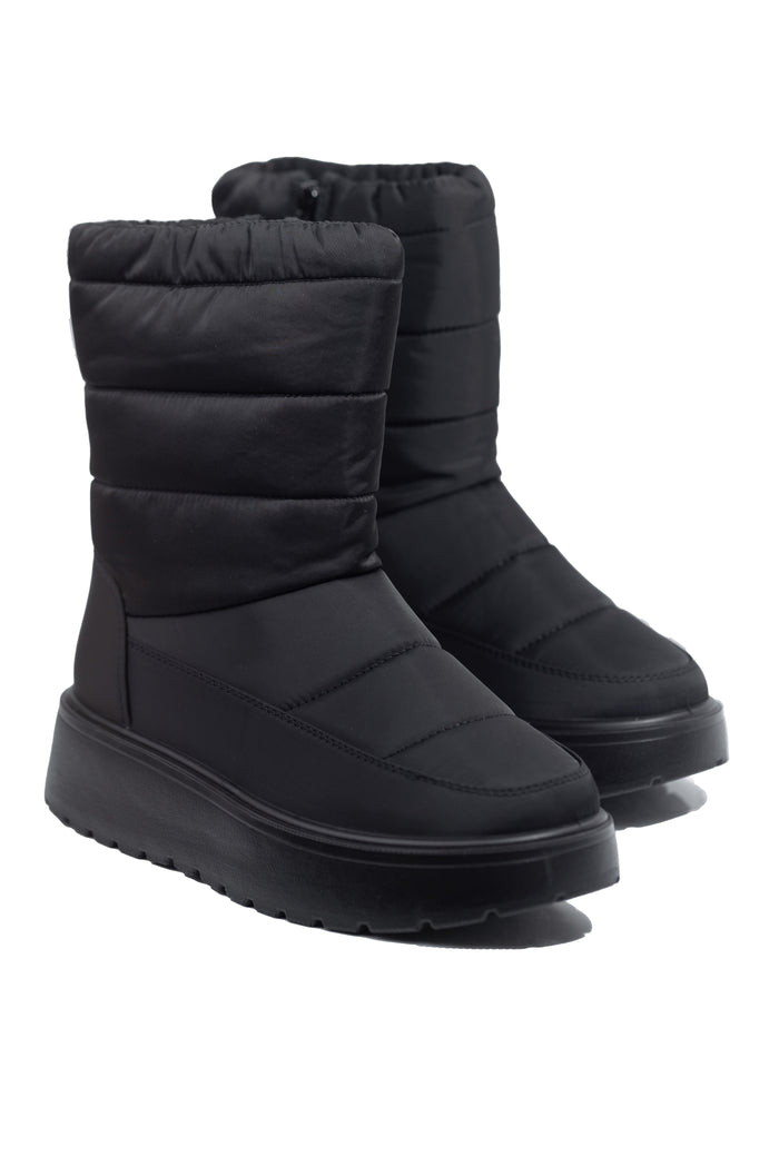 Mountain - Women's Faux Fur Snow Boot Waterproof Nylon