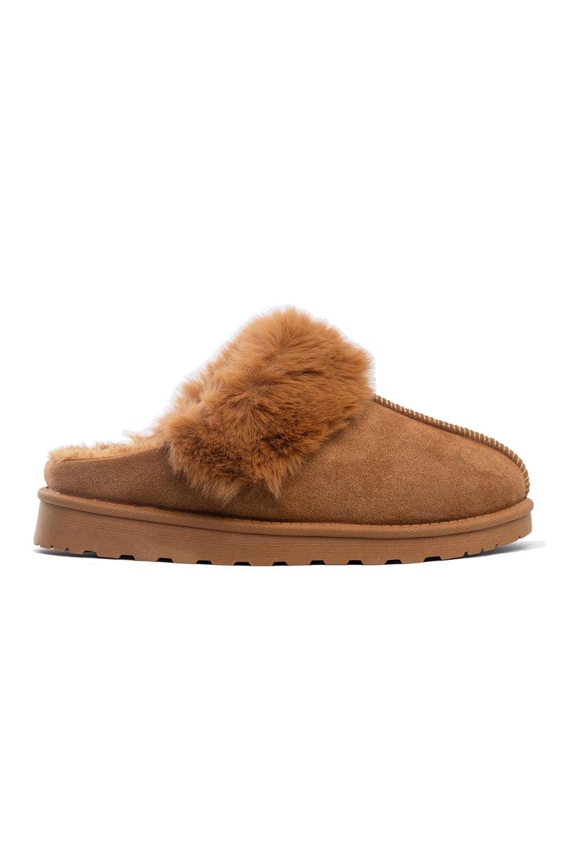 Mena - Flat Platform Winter Slippers For Women