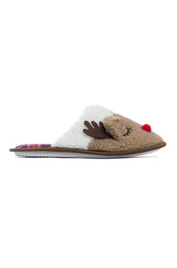 Rudolph - Women's Winter Slippers Cozy Slipper with Anti-Slip Sole