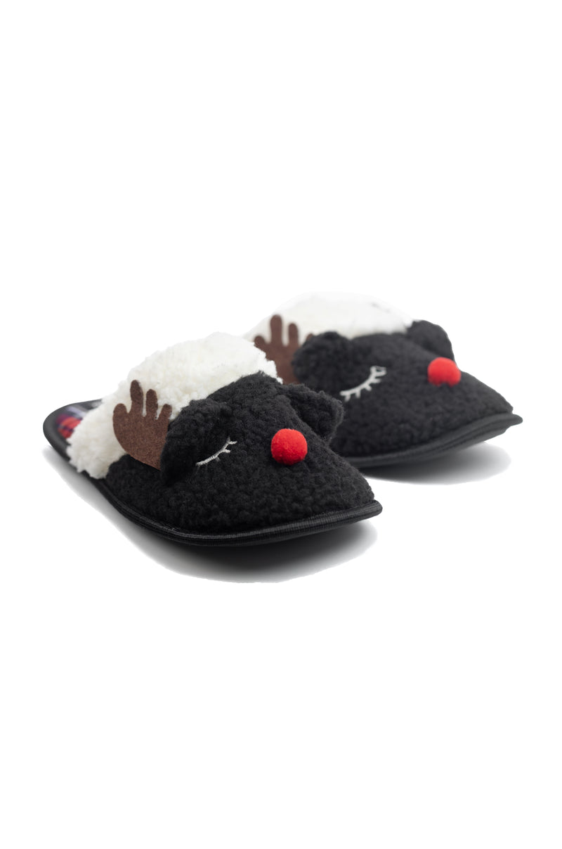 Rudolph - Women's Winter Slippers Cozy Slipper with Anti-Slip Sole