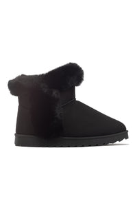 Grizly - Flat Slip On Platform Winter Booties For Women