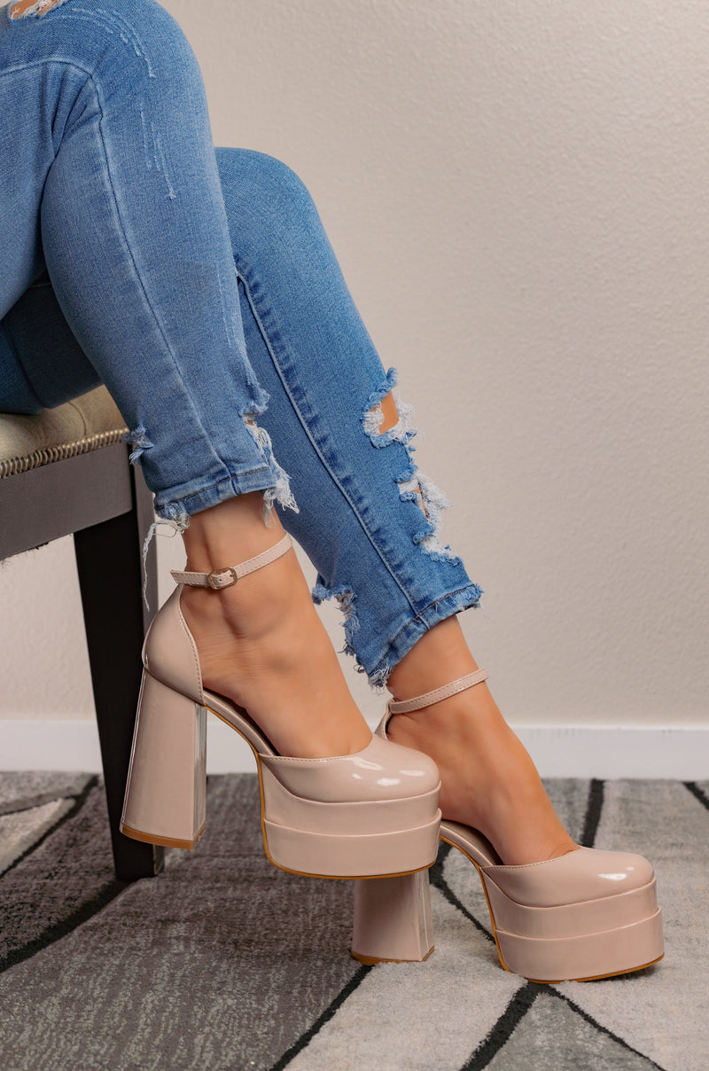 Velvet - Wide Friendly Platform Block High Heels