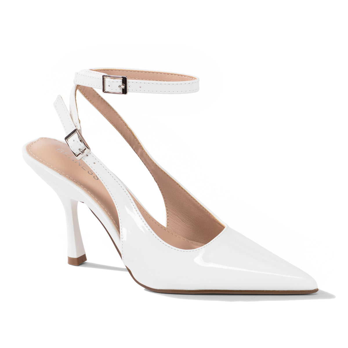 Vincentina - Women’s Ankle Strap Stiletto Heel Sandals, Pointed Toe Dress Heels