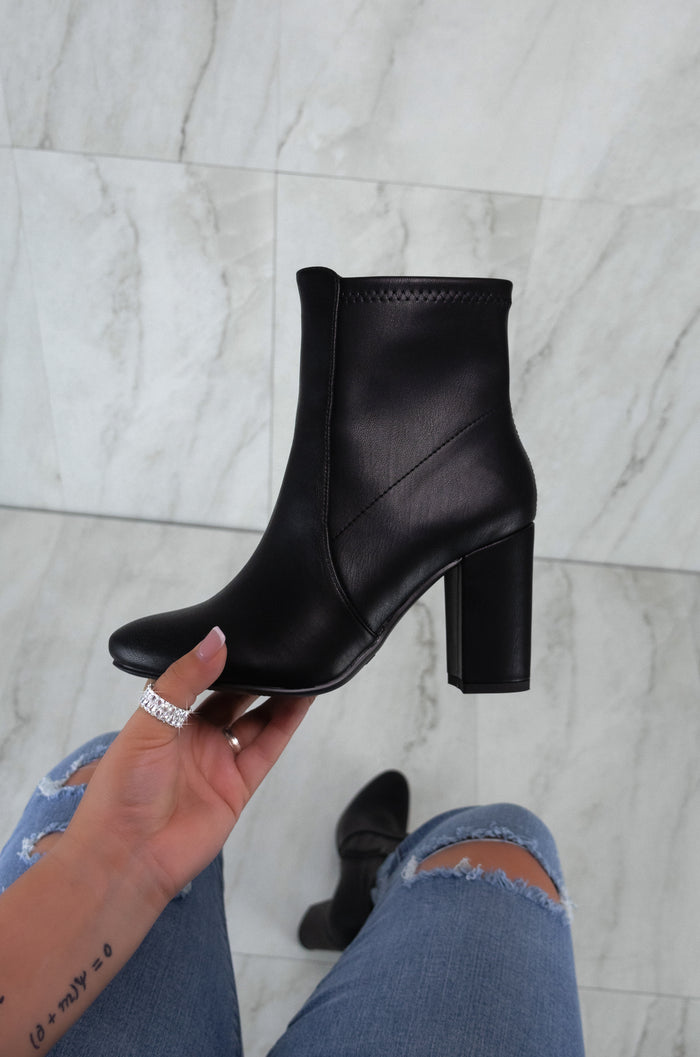 Aster - Block Heel Ankle Boots