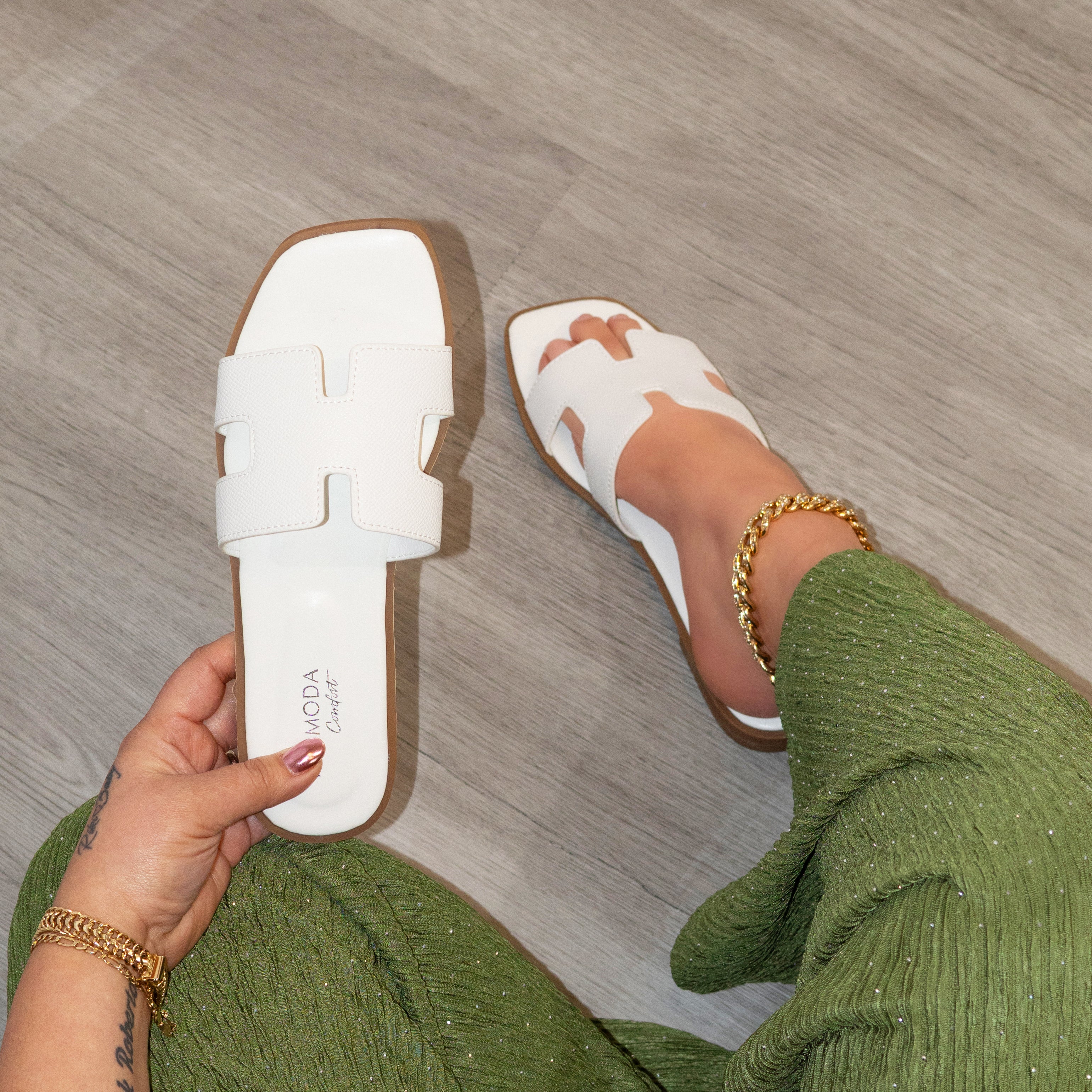 Sydney - Women's Comfort Insole Square Toe Slippers