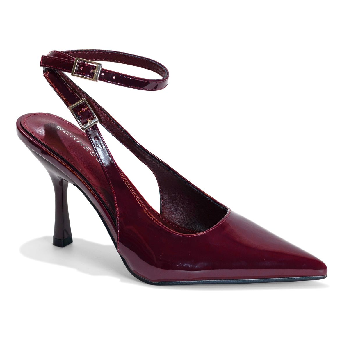Vincentina - Women’s Ankle Strap Stiletto Heel Sandals, Pointed Toe Dress Heels