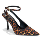 Vincentina - Women’s Ankle Strap Stiletto Heel Sandals, Pointed Toe Dress Heels
