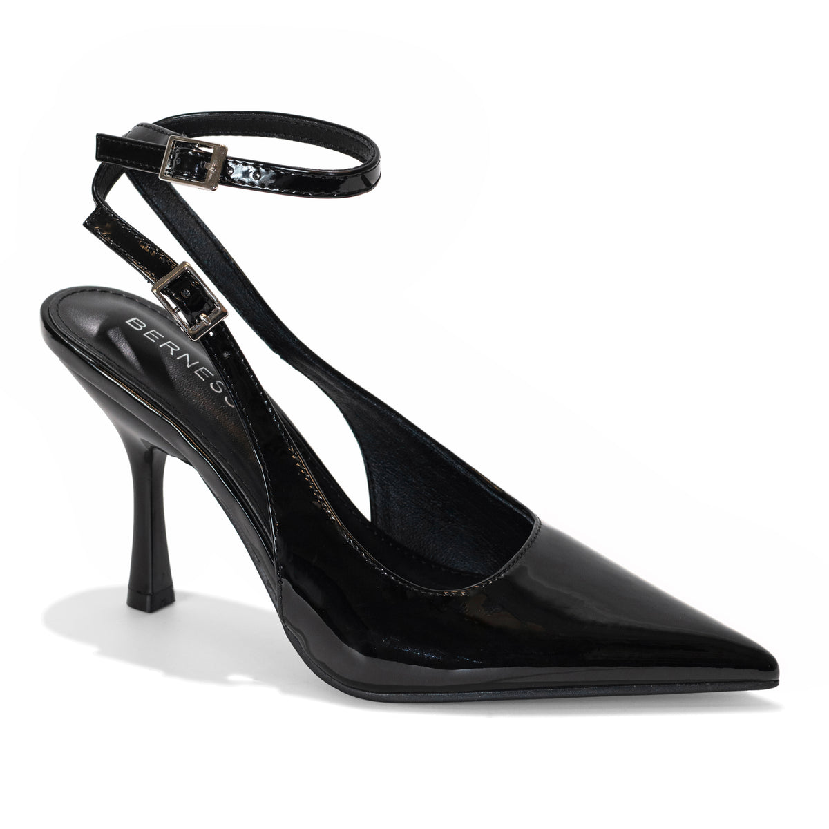 Vincentina - Women’s Ankle Strap Stiletto Heel Sandals, Pointed Toe Dress Heels