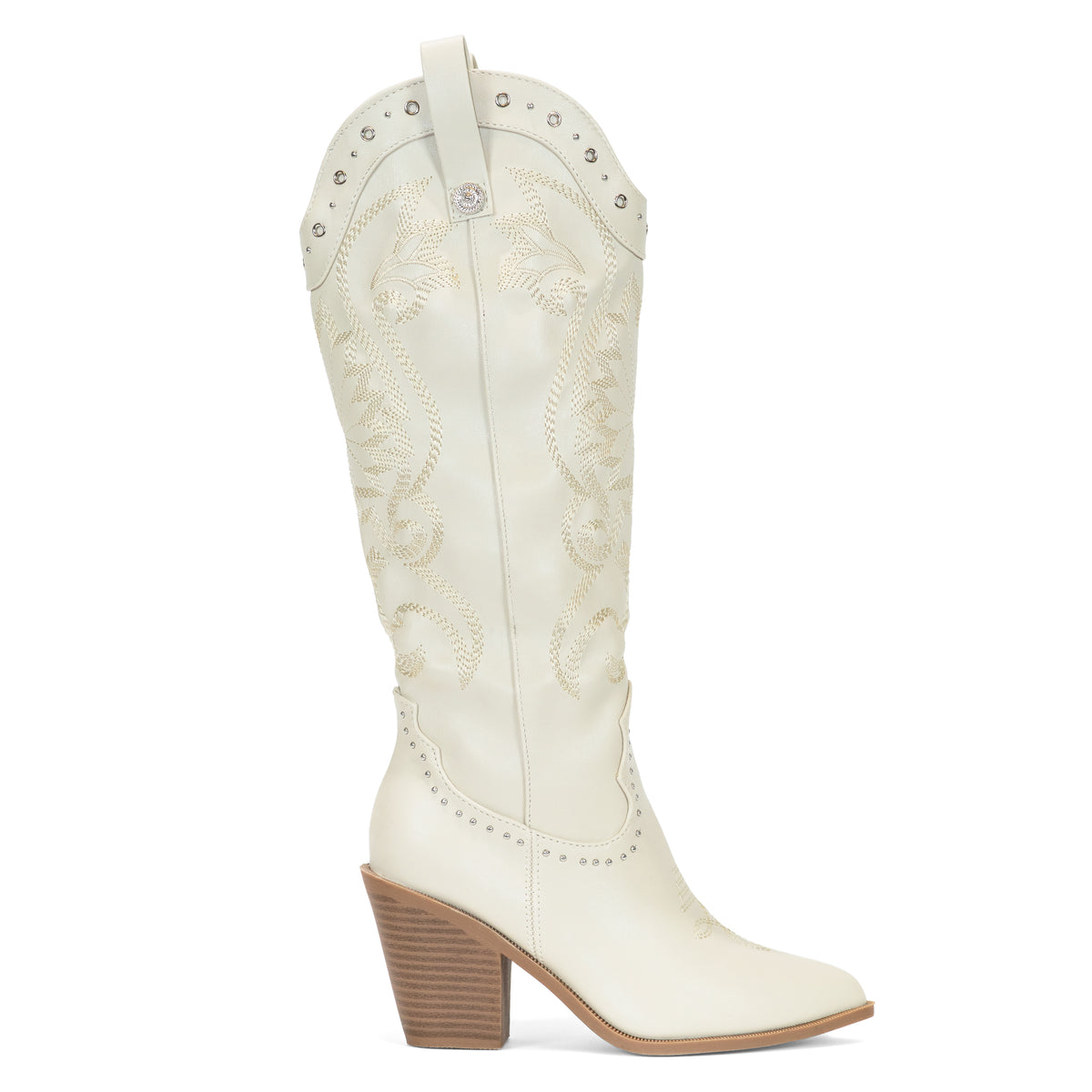 Texas - Cowgirl Western Boots for Women, Stitched Detailing