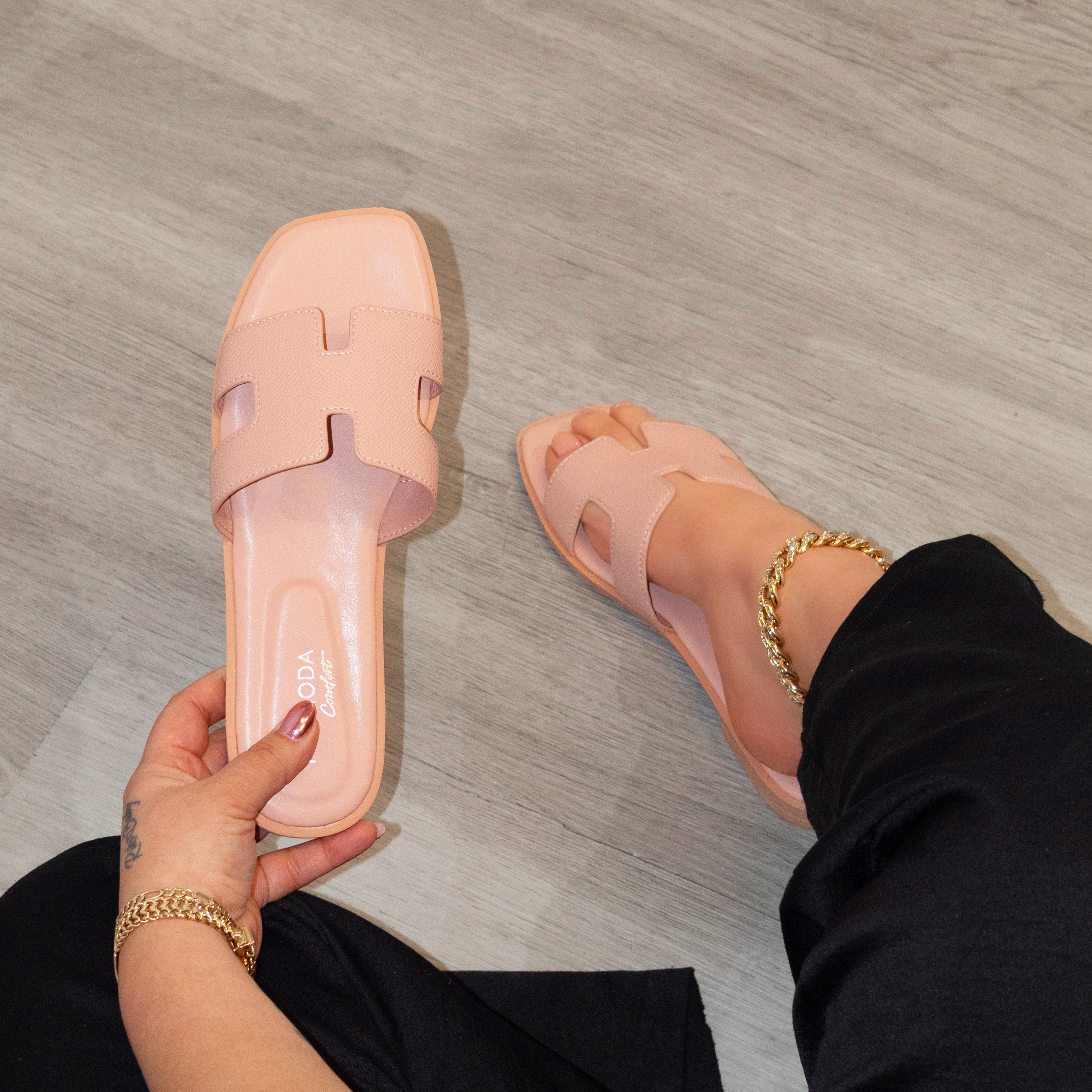 Sydney - Women's Comfort Insole Square Toe Slippers