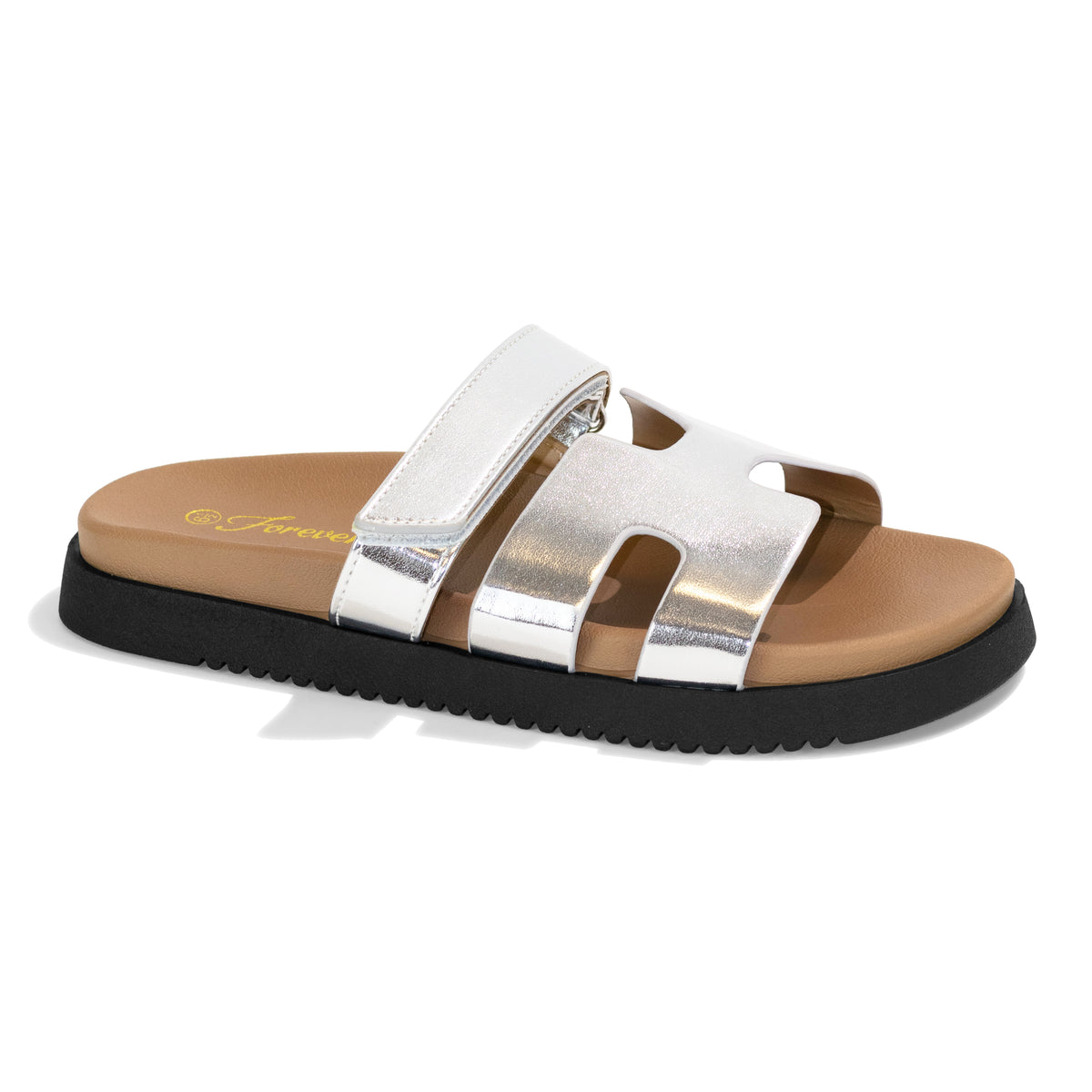 Lyon - Women's Adjustable Slide Platform Sandals