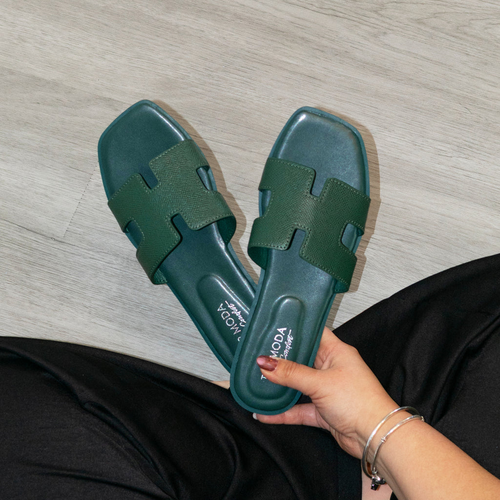 Sydney - Women's Comfort Insole Square Toe Slippers