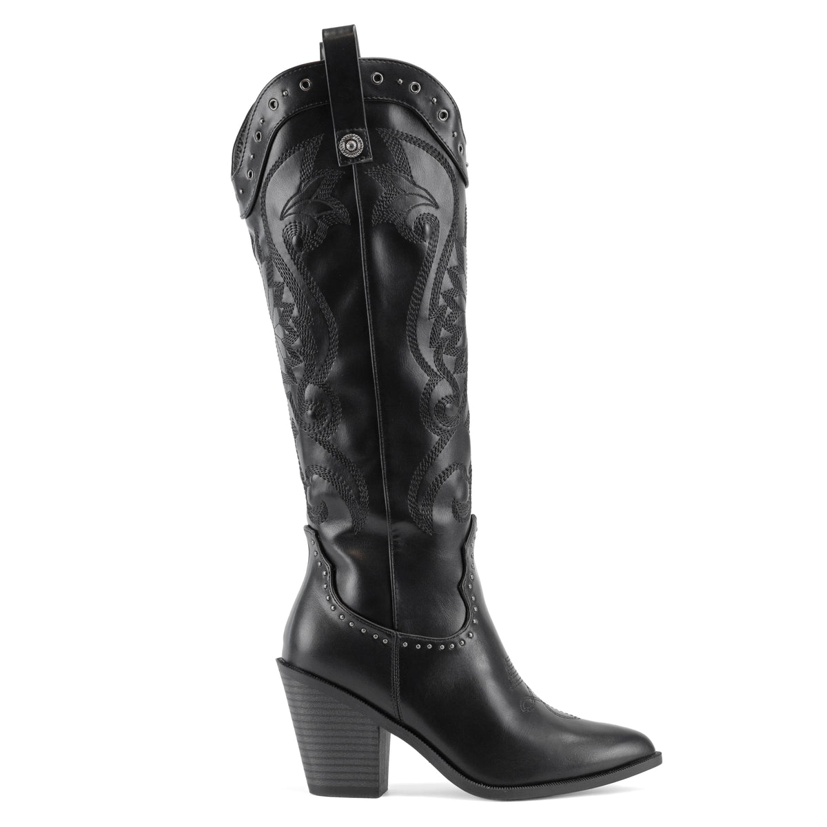 Texas - Cowgirl Western Boots for Women, Stitched Detailing
