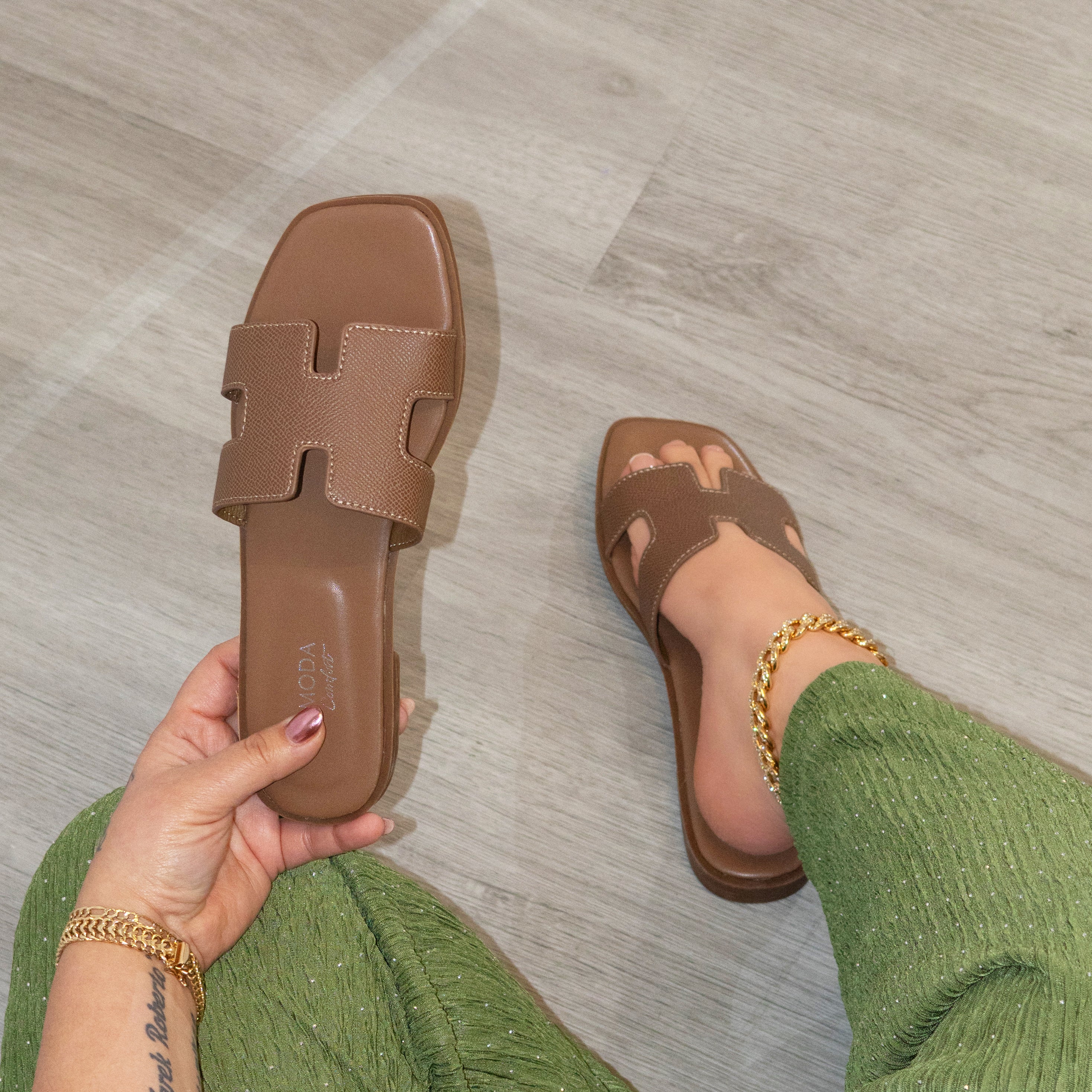 Sydney - Women's Comfort Insole Square Toe Slippers