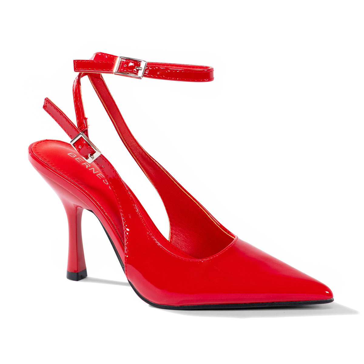 Vincentina - Women’s Ankle Strap Stiletto Heel Sandals, Pointed Toe Dress Heels