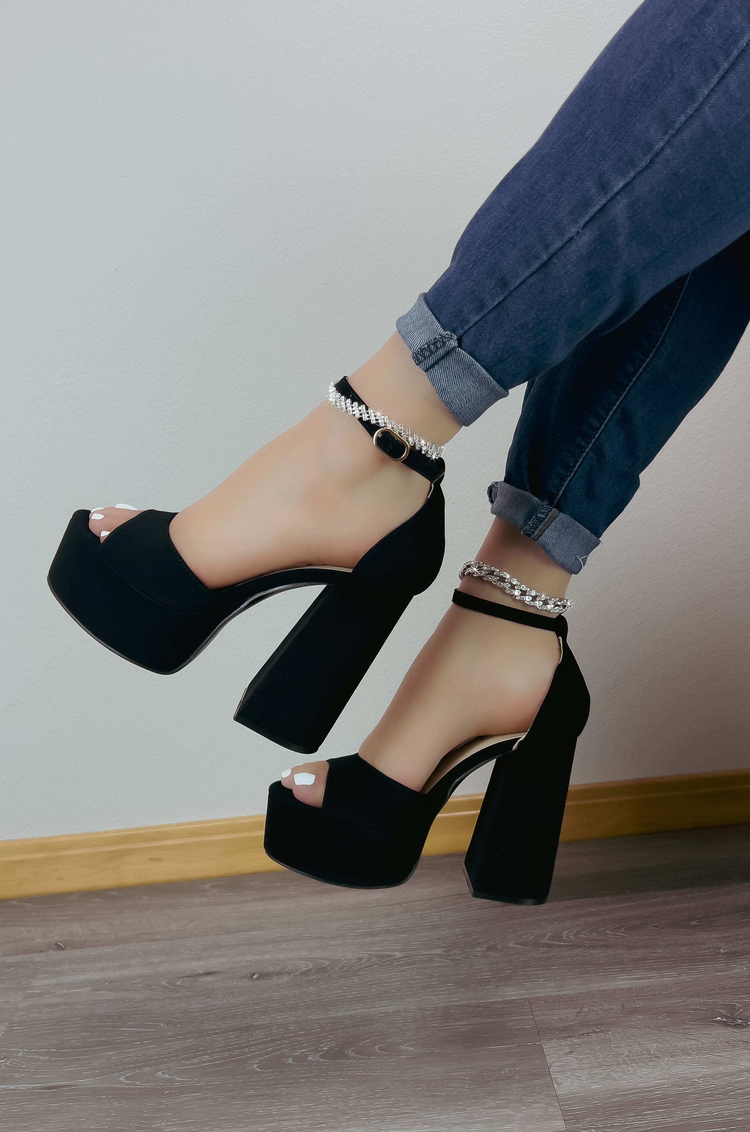 Cute ankle cheap strap heels